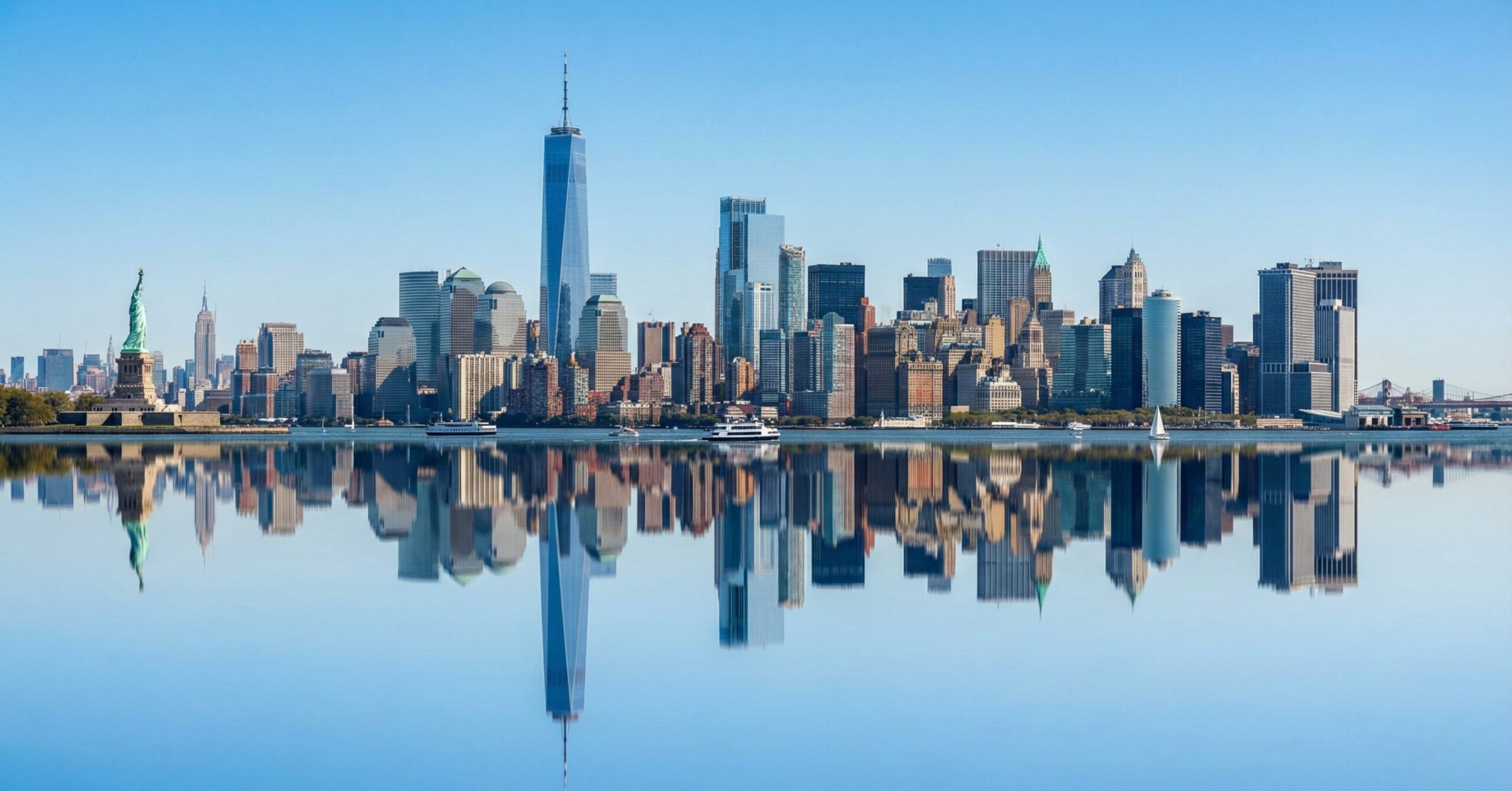 New York City skyline background 1